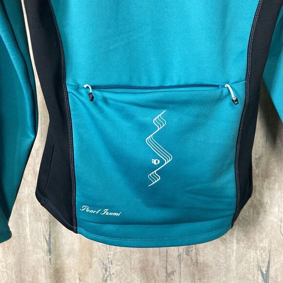 Pearl Izumi Symphony Thermal Hoodie Womens Size Large Lined 1/4 Zip Cycling Pink - Picture 5 of 10